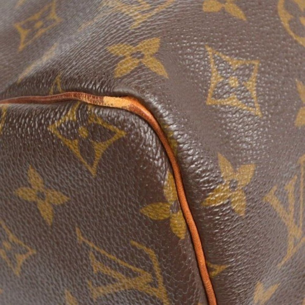 Authentic Louis Vuitton Satchel Bag Speedy 30 Monogram Used LV Handbag Vintage​ - Picture 3 of 11
